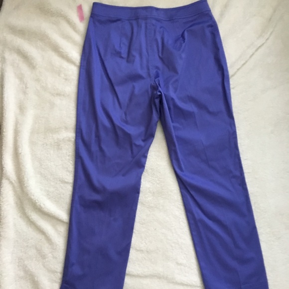 Debra Deroo purple pants, sz M, NWT $132.00 - Picture 6 of 8